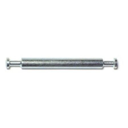 MIDWEST FASTENER 7mm x 64mm Zinc Plated Steel Double-Ended Dowels 4PK 74667